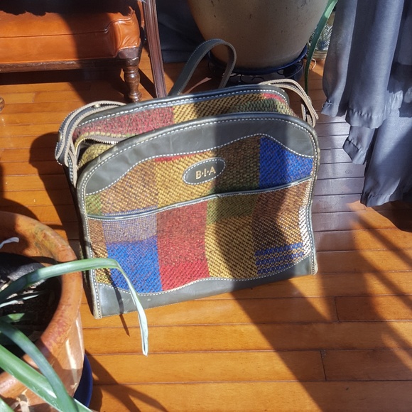 Handbags - Vintage bag carry on tapestry 1960's tweed